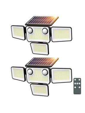 Solar Lights Outdoor Motion Sensor Waterproof LED Flood Security Yard Light